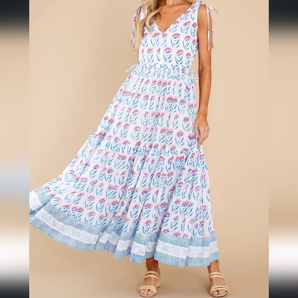 Oliphant floral maxi dress